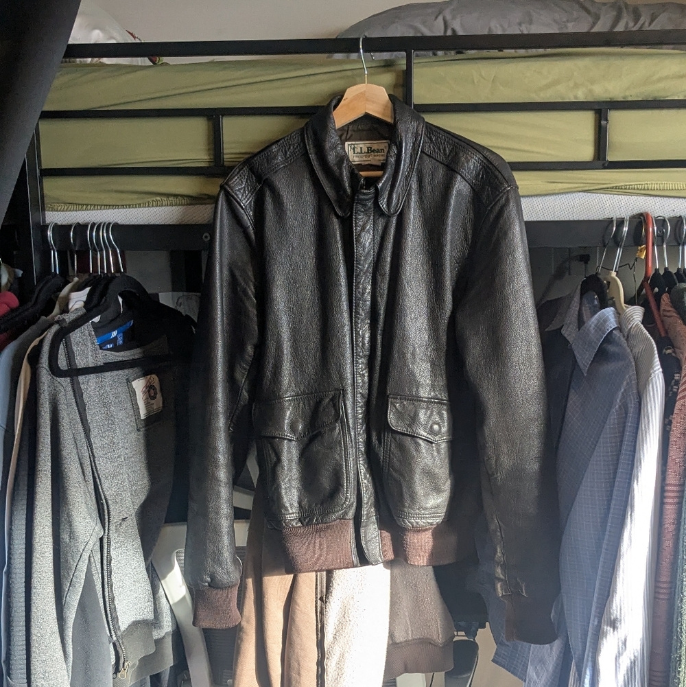 L.L. Bean A2 Leather Flight Jacket